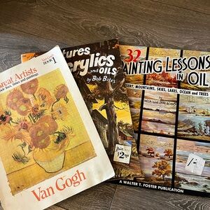 Van Gogh & Painting Lesson Art Books